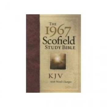 The 1967 Scofield Study Bible Burgundy LC INDEXED
